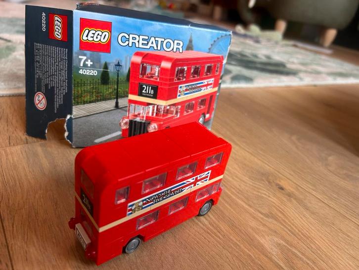 Lego 40220 Londense Bus - Compleet!, Kinderen en Baby's, Speelgoed | Duplo en Lego, Gebruikt, Lego, Complete set, Ophalen of Verzenden