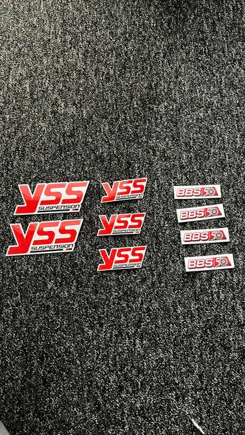 Yss Suspension Bos Exhaust BBS stickers motor set beschikbaar voor biedingen