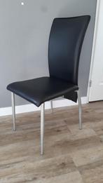 Zwarte eetkamerstoel. GRATIS!, Huis en Inrichting, Stoelen, Ophalen, Gebruikt, Zwart, Eén
