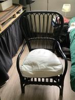 Mooie rotan stoel, Huis en Inrichting, Stoelen, Ophalen, Zo goed als nieuw, Zwart, Eén