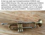 Te koop gevraagd: vintage Trompetmondstuk CONN 6, Muziek en Instrumenten, Blaasinstrumenten | Trompetten, Gebruikt, Bes-trompet