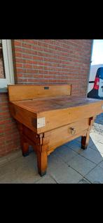 Slagersblok,  hakblok,, Ophalen