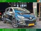 Renault Captur 1.2 TCe Dynamique|AUT|Cruise|Airco|Navi|PDC, Stof, 4 cilinders, Met garantie (alle), Zwart