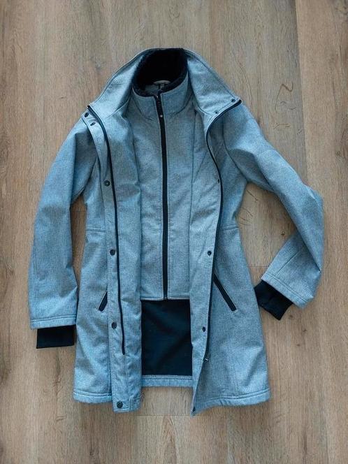 Halflange getailleerde softshell jas Jessica Simpson S 36, Kleding | Dames, Jassen | Winter, Zo goed als nieuw, Maat 36 (S), Grijs