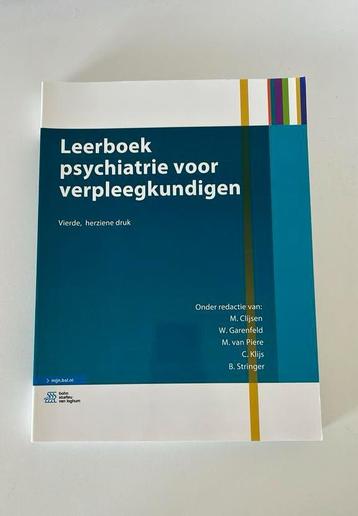 Leerboek psychiatrie voor verpleegkundigen 4de druk beschikbaar voor biedingen