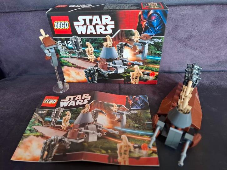 Lego Star Wars 7654 Droid Battle Pack with box, Kinderen en Baby's, Speelgoed | Duplo en Lego, Zo goed als nieuw, Lego, Complete set