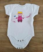 Romper Princess, wit, maat 50/56, Meisje, Ophalen of Verzenden, Zo goed als nieuw, Pakje