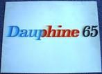 Renault Dauphine 1965 brochure, Verzenden, Gelezen, Renault
