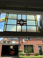 Glas in lood raam 56x36 cm, Doe-het-zelf en Verbouw, Glas en Ramen, Ophalen, Zo goed als nieuw, Glas in lood