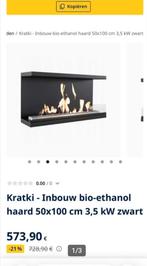 Kratki inbouw bio ethanol haard, Ophalen, Gebruikt, Inbouwhaard, Overige soorten