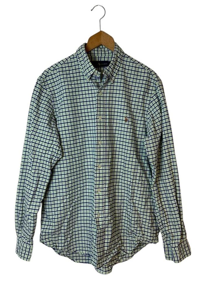 Ralph Lauren blouse L, Kleding | Heren, Overhemden, Zo goed als nieuw, Halswijdte 41/42 (L), Groen, Ophalen of Verzenden