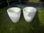 2x New Garden Bloempotten, Tuin en Terras, Ophalen, Gebruikt, Minder dan 60 cm, Overige vormen