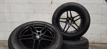 18" Porsche Macan originele breedset velgen zwart beschikbaar voor biedingen