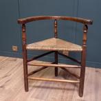 Antiek 19e eeuws hoekstoeltje, Antiek en Kunst, Antiek | Meubels | Stoelen en Banken, Ophalen of Verzenden