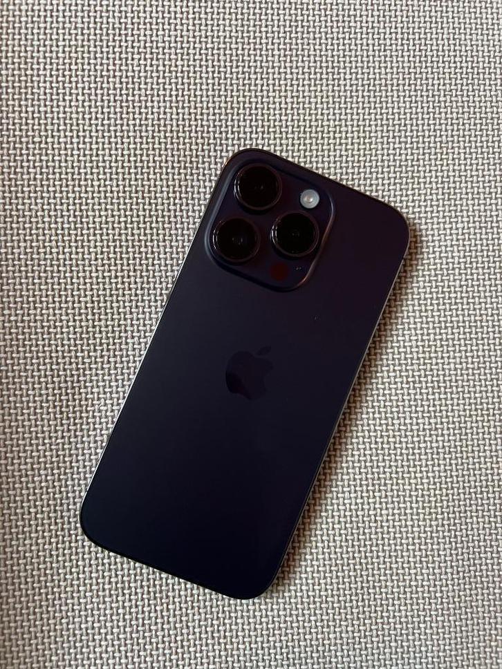 iPhone 14 Pro - 128 GB - als nieuw - Paars, Telecommunicatie, Mobiele telefoons | Apple iPhone, Zo goed als nieuw, 128 GB, Zonder abonnement