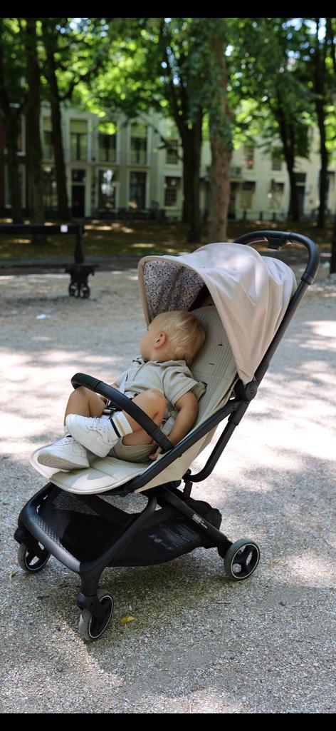 Easywalker buggy kinderwagen beige, Kinderen en Baby's, Buggy's, Zo goed als nieuw, Regenhoes, Ophalen of Verzenden