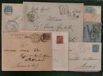 ITALIË - REGNO ITALIA 7 klassieke brieven uit omstreeks 1870, Ophalen of Verzenden, Brief