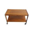 Vintage tv meubel, bijzettafel, trolley, Huis en Inrichting, Ophalen, Gebruikt, 50 tot 100 cm, Onbekend