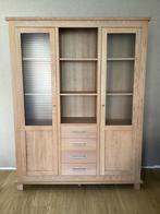 Massief Eiken Kast - White Wash Effect, Ophalen, 200 cm of meer, 150 tot 200 cm, Eikenhout