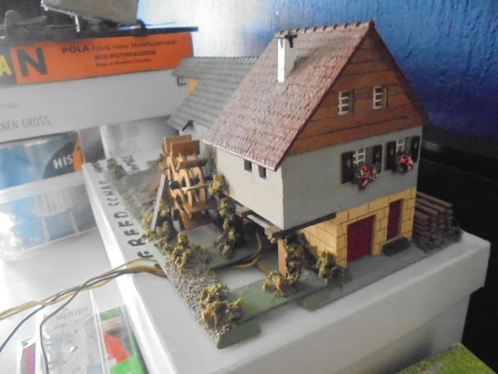 Faller houtzagerij molen jaren 60-elektries, Hobby en Vrije tijd, Modeltreinen | H0, Zo goed als nieuw, Brug, Tunnel of Gebouw