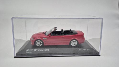 BMW M3 cabrio  (E46) van Minichamps (1:43), Hobby en Vrije tijd, Modelauto's | 1:43, Zo goed als nieuw, Auto, MiniChamps, Ophalen of Verzenden