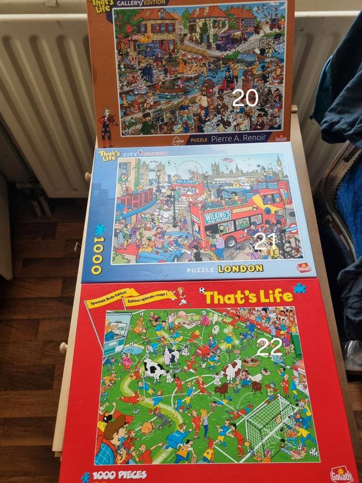 That's Life Puzzels - Diverse Uitn7gaven, Hobby en Vrije tijd, Denksport en Puzzels, Zo goed als nieuw, 500 t/m 1500 stukjes, Ophalen of Verzenden