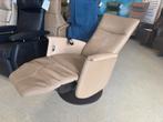 Prominent sta op stoel relax fauteuil met verwarming, Huis en Inrichting, Fauteuils, Ophalen of Verzenden, Zo goed als nieuw, Leer