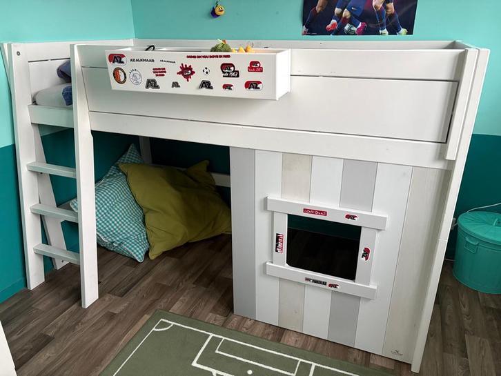 Hoogslaper, Kinderen en Baby's, Kinderkamer | Stapelbedden en Hoogslapers, Gebruikt, Hoogslaper, Ophalen