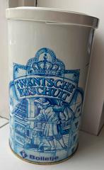 Vintage Bolletje twentsche Beschuitbus - Delfts Blauw, Ophalen of Verzenden, Gebruikt