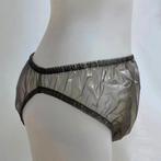Plastic broek bikinimodel nieuw in verpakking, Verzenden, Zwart, Slip