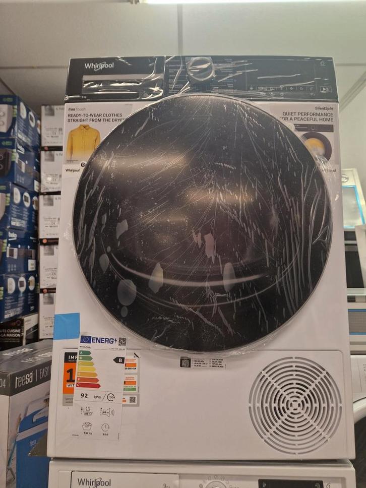 Whirlpool Warmtepompdroger 9kg - Nieuw met Garantie!, Witgoed en Apparatuur, Wasdrogers, Ophalen