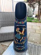 Prachtige Antieke Beschildere Kolenkit, Antiek en Kunst, Ophalen of Verzenden