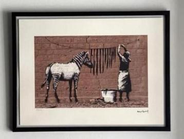 BANKSY : lithografie meet certificaat beschikbaar voor biedingen