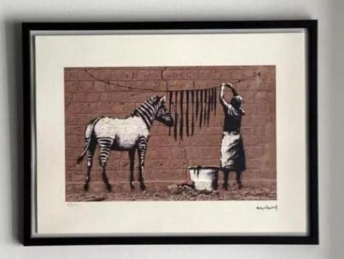 BANKSY : lithografie meet certificaat, Antiek en Kunst, Kunst | Litho's en Zeefdrukken, Ophalen of Verzenden
