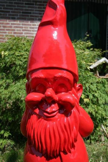 XXL grote rode tuinkabouter beschikbaar voor biedingen