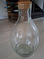 Terrarium vaas met opening en kurk, Huis en Inrichting, Woonaccessoires | Vazen, Glas, Zo goed als nieuw, Ophalen, 75 cm of meer