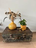 Oude design vintage retro kist ter decoratie woonaccessoire, Ophalen of Verzenden, Huis en Inrichting