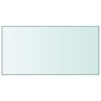 NIEUW | Tafelblad 50 x 100 cm gehard glas transparant! GRTS, Verzenden, Nieuw