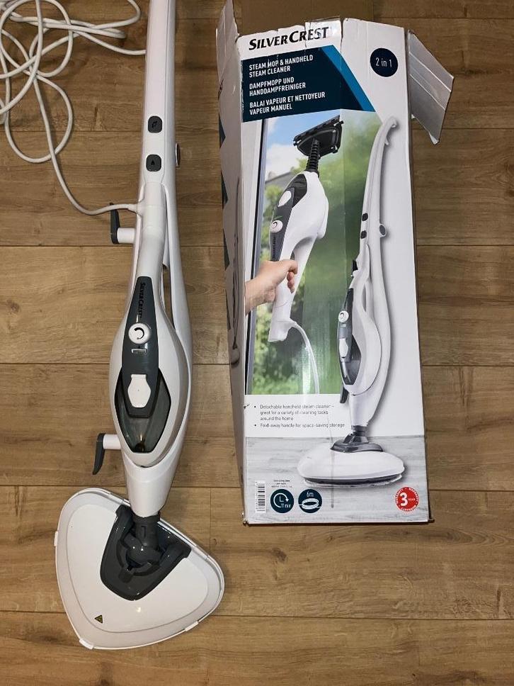 Stoomreiniger Silvercrest 2 in 1, Witgoed en Apparatuur, Stoomapparaten, Gebruikt, Stoomreiniger, Ophalen
