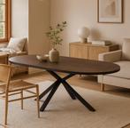 Japandi tafel Showroom model paperclip model 240x100 cm, Huis en Inrichting, Tafels | Eettafels, Ophalen, 50 tot 100 cm, Rechthoekig