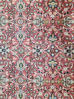 Handgeknoopt Perzisch wol Varamin floral tapijt 122x185cm, Persian Perzisch vintage oosters hype, Crème, 100 tot 150 cm, Ophalen of Verzenden