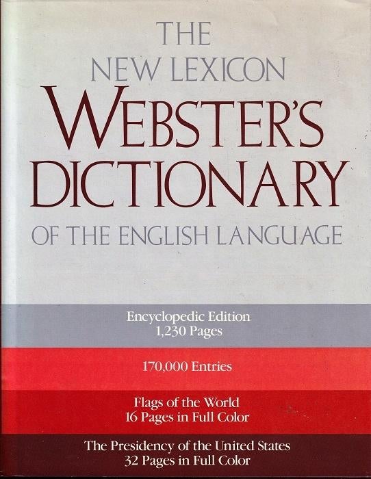 The New Lexicon Webster's Dictionary of the English Language, Boeken, Ophalen of Verzenden, Zo goed als nieuw