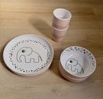 Done by Deer eetsets happy dots elphee powder bord beker kom, Ophalen of Verzenden, Gebruikt, Overige typen