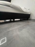 bed & matras, Huis en Inrichting, Slaapkamer | Bedden, Ophalen, 90 cm, Eenpersoons, Zwart