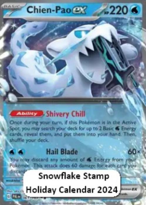 Chien-Pao ex #061 - PAL -Paldea Evolved, Hobby en Vrije tijd, Verzamelkaartspellen | Pokémon, Nieuw, Losse kaart, Verzenden