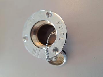 RVS tankdop + huiddoorvoer boot 45mm diameter beschikbaar voor biedingen