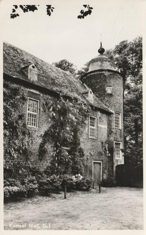 WELL Kasteel, Verzamelen, Ansichtkaarten | Nederland, Gelopen, Limburg, 1960 tot 1980, Verzenden