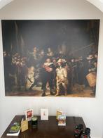 Nachtwacht van Rembrandt L150x122 B, Antiek en Kunst, Kunst | Schilderijen | Abstract, Ophalen of Verzenden
