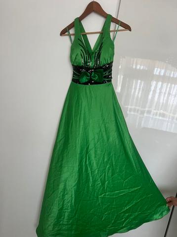 Elegante avondjurk met zwarte pailletten Slechts 1x gedragen beschikbaar voor biedingen