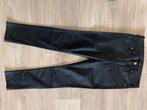 Leerlook zwart jeans broek maat 29 x 30, Kleding | Dames, Broeken en Pantalons, Lang, Ophalen of Verzenden, Zo goed als nieuw